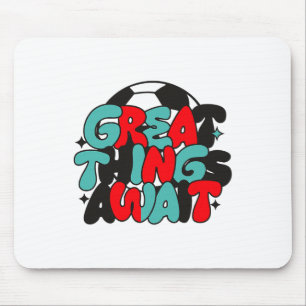 Mousepad Camiseta de Fã de Futebol Motivacional