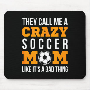 Mousepad Camiseta de Jogador de Futebol Louca Mãe de Futebo
