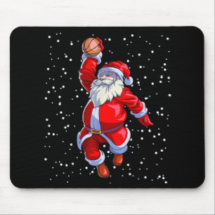 Mousepad Camiseta De Natal De Basquetebol Homens Rapazes Ba