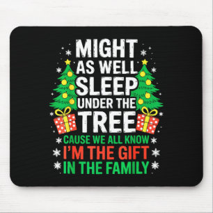 Mousepad Camiseta de Natal Dormir Debaixo da Árvore