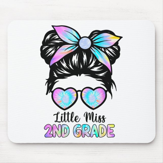 Mousepad Camiseta de volta às aulas da menina da segunda sé (Frente)