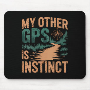 Mousepad Camiseta decote V engraçado geocaching para mulher