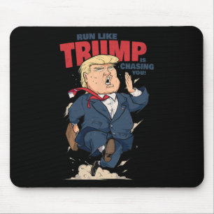 Mousepad Camiseta Divertida Corra Como Se Trump Estivesse T