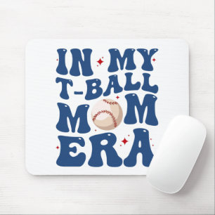 Mousepad Camiseta do Dia das Mães da Era da Mãe do T-Ball