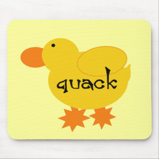 Mousepad Camiseta e presentes amarelos do grasnado do pato