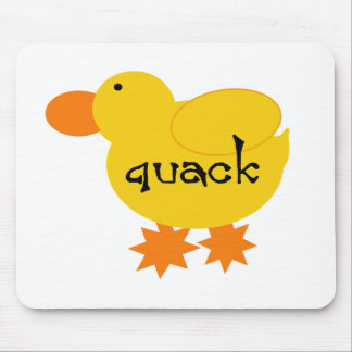 Mousepad Camiseta e presentes amarelos do grasnado do pato