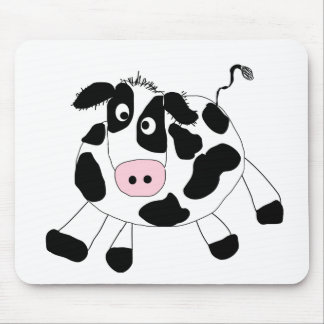 Mousepad Camiseta e presentes da vaca da fazenda