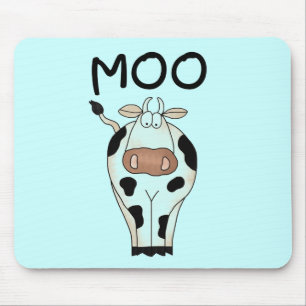 Mousepad Camiseta e presentes da vaca do MOO