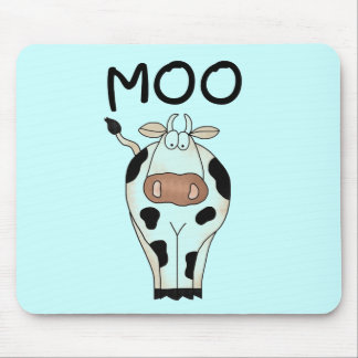 Mousepad Camiseta e presentes da vaca do MOO