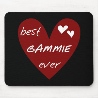 Mousepad Camiseta e presentes de Gammie do coração vermelho