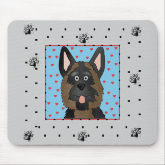 Mousepad Camiseta e presentes do cão de german shepherd