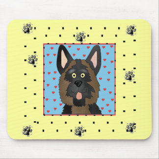 Mousepad Camiseta e presentes do cão de german shepherd