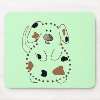Mousepad Camiseta e presentes do cão dos desenhos animados