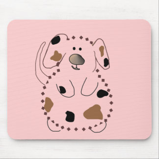 Mousepad Camiseta e presentes do cão dos desenhos animados