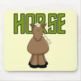 Mousepad Camiseta e presentes do cavalo