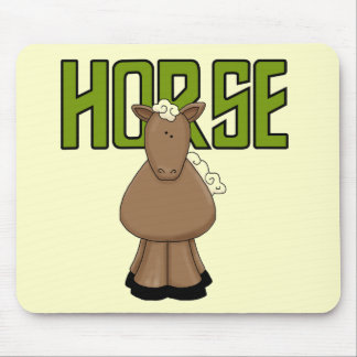 Mousepad Camiseta e presentes do cavalo