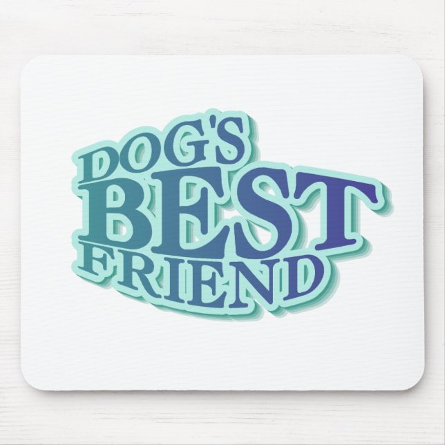 Mousepad Camiseta e presentes do melhor amigo do cão (Frente)