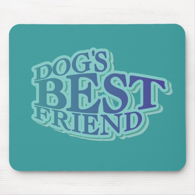 Mousepad Camiseta e presentes do melhor amigo do cão (Frente)