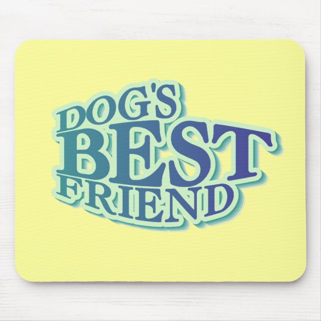 Mousepad Camiseta e presentes do melhor amigo do cão (Frente)