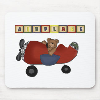 Mousepad Camiseta e presentes do piloto do urso de ursinho