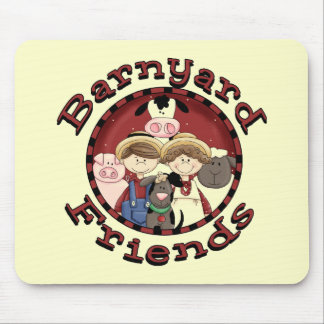 Mousepad Camiseta e presentes dos amigos do Barnyard