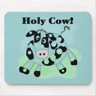 Mousepad Camiseta e presentes santamente da vaca