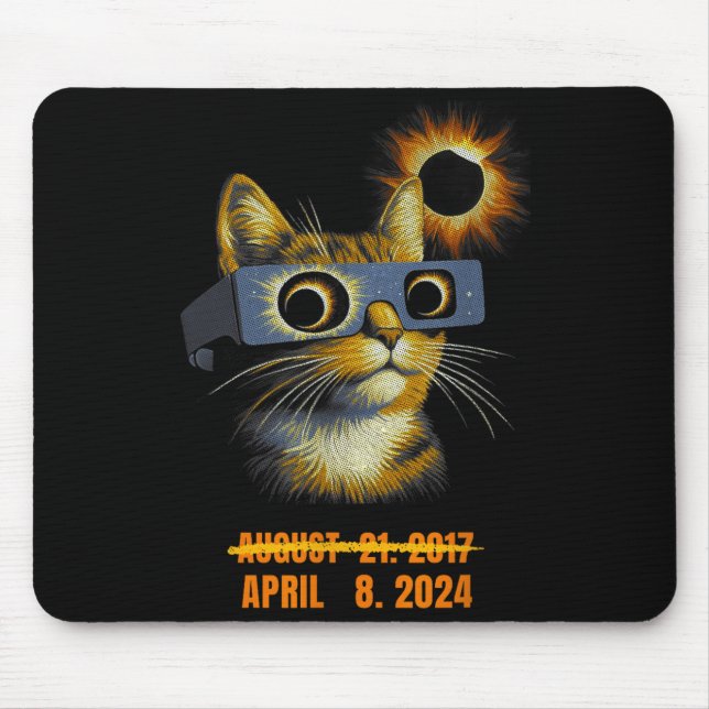 Mousepad Camiseta Eclipse Solar América Duas Vezes Na Vida  (Frente)
