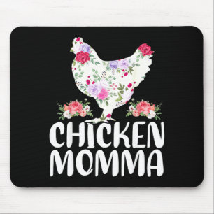 Mousepad Camiseta engraçada de mãe galinha para mulheres di