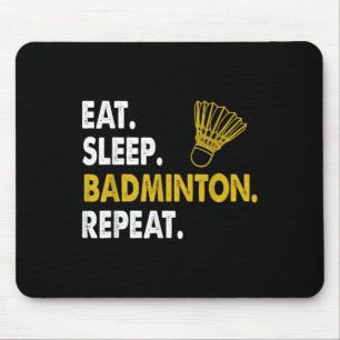 Mousepad Camiseta engraçada de novidade de peteca de badmin