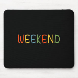 Mousepad Camiseta engraçada de sexta-feira para amantes do