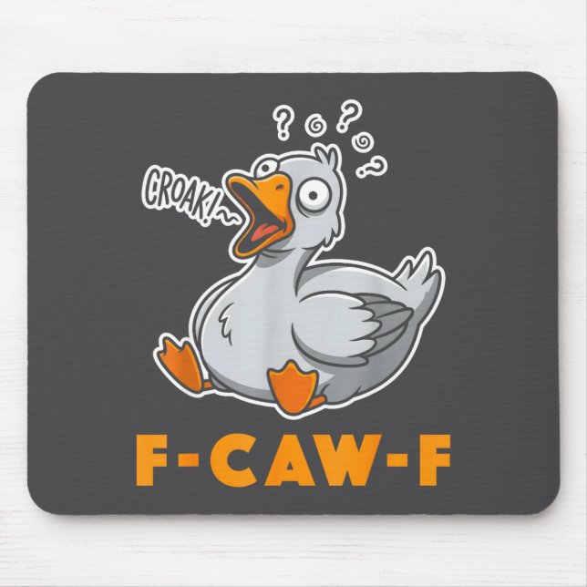Mousepad Camiseta engraçada do meme do ganso Piada Humor de (Frente)