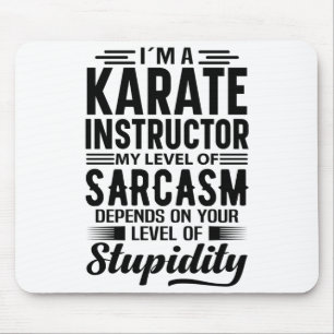 Mousepad Camiseta Eu Sou Instrutor De Karatê