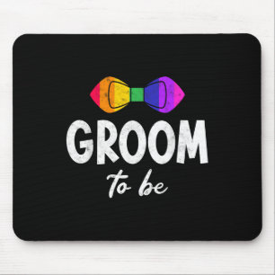 Mousepad Camiseta Festa de Solteiro Gay Lésbica Noivo LGBT