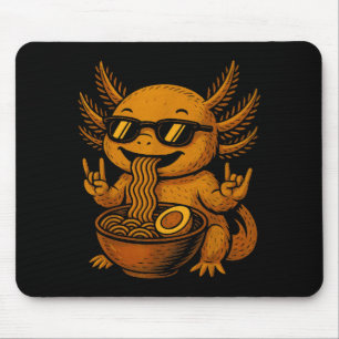Mousepad Camiseta Gráfica Divertida de Anime Kawaii Axolote