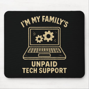 Mousepad Camiseta Gráfica Divertida para Amante de Tecnolog
