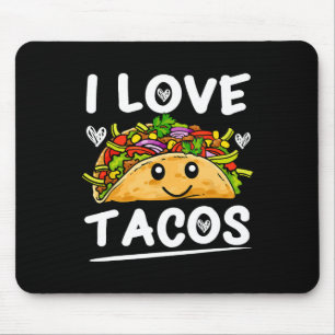 Mousepad Camiseta Gráfico 365 Eu Amo Tacos Cinco De Mayo Ta