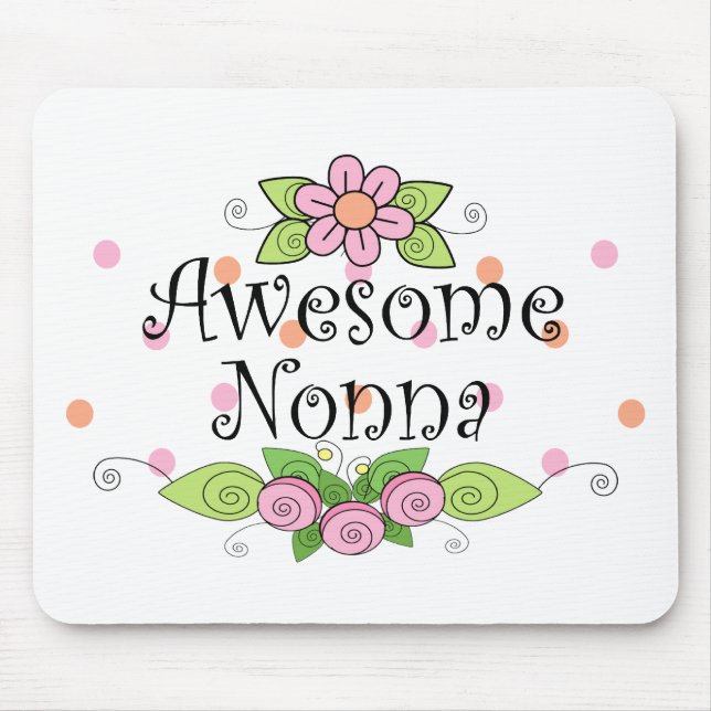 Mousepad Camiseta Incrível Nonna (Frente)