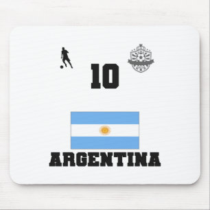 Mousepad Camiseta Infantil da Seleção Argentina de Futebol 