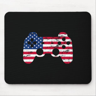 Mousepad Camiseta Infantil Meninos Video Game Bandeira Amer