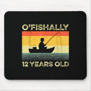 Mousepad Camiseta Ofishally 12 Anos de Idade 12º Aniversári