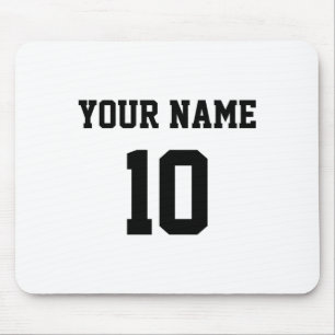 Mousepad Camiseta Personalizada Nome Número Frente Verso_1