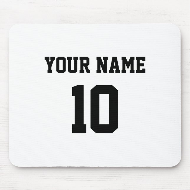 Mousepad Camiseta Personalizada Nome Número Frente Verso_1  (Frente)