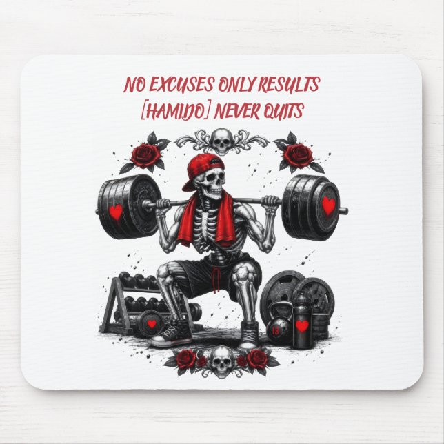 Mousepad Camiseta Personalizada Sem Desculpas Somente Resul (Frente)