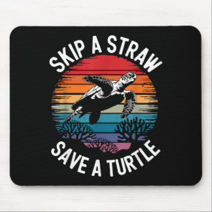 Mousepad Camiseta Tartarugas Mar Oceano Salvar Tartaruga