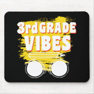 Mousepad Camiseta Vibes de Volta à Escola 3ª Série Primeiro
