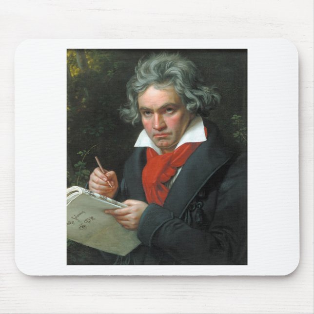 Mousepad Camisetas Colecionáveis de Beethoven de Presente À (Frente)