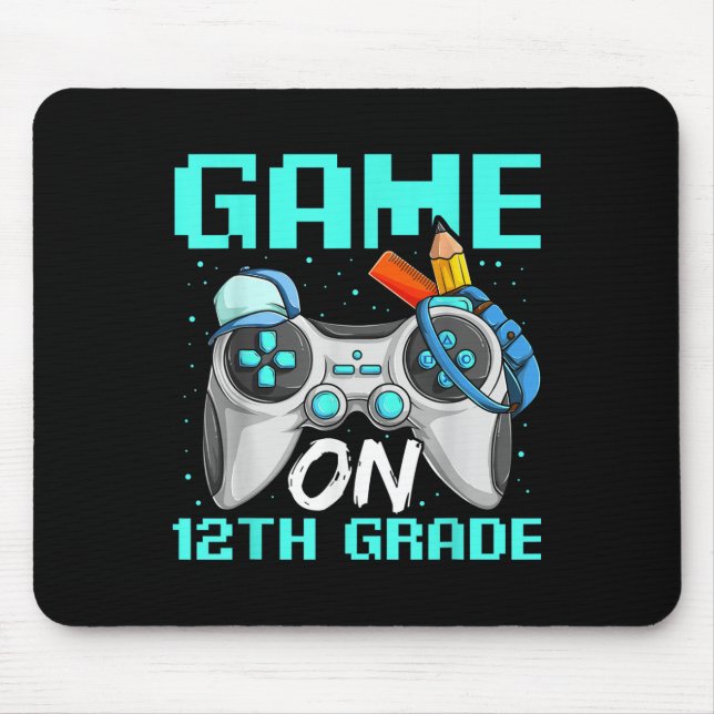 Mousepad Camisetas da décima segunda série Game On, parte d (Frente)