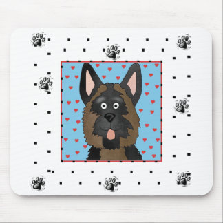 Mousepad Camisetas de cães german shepherd e presentes