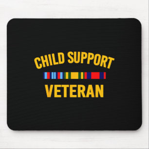 Mousepad Camisetas de Veterano de Apoio Infantil Patriotas 