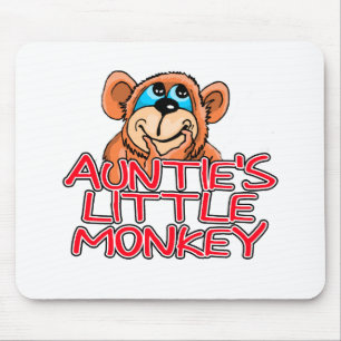 Mousepad Camisetas e presentes de macaquinho da tia